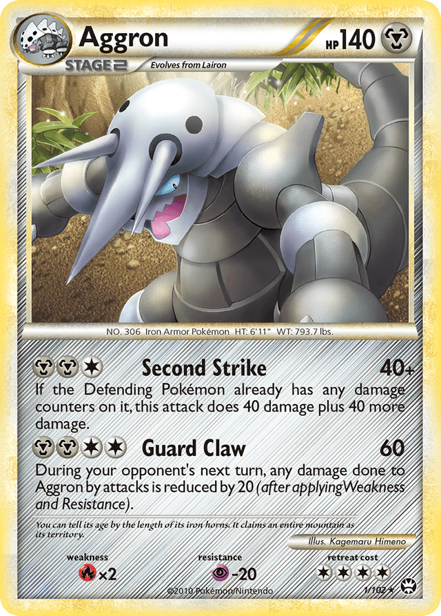 Aggron — HS—Triumphant #1