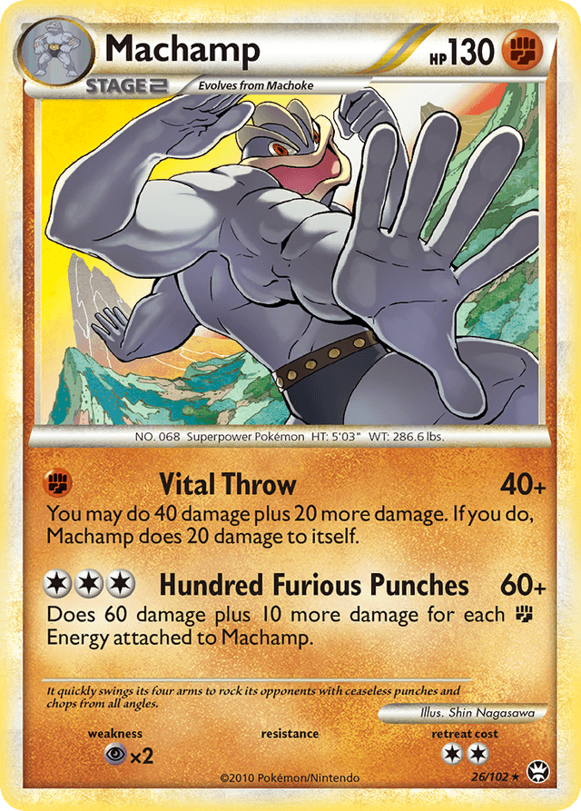 Machamp — HS—Triumphant #26