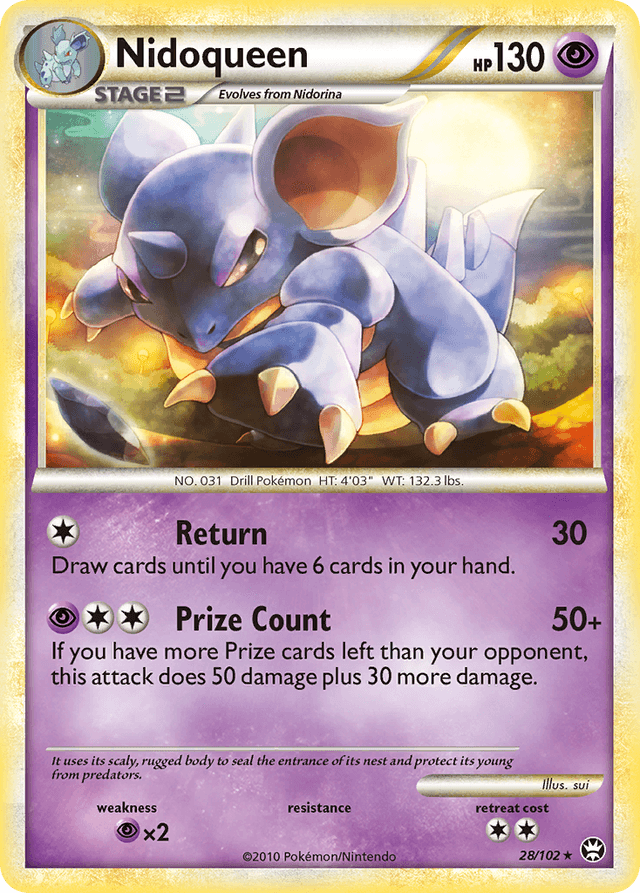 Nidoqueen — HS—Triumphant #28