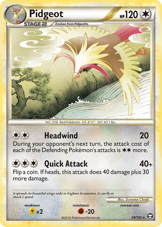 Pidgeot — HS—Triumphant #29