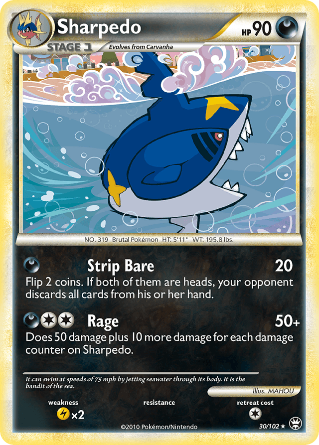 Sharpedo — HS—Triumphant #30