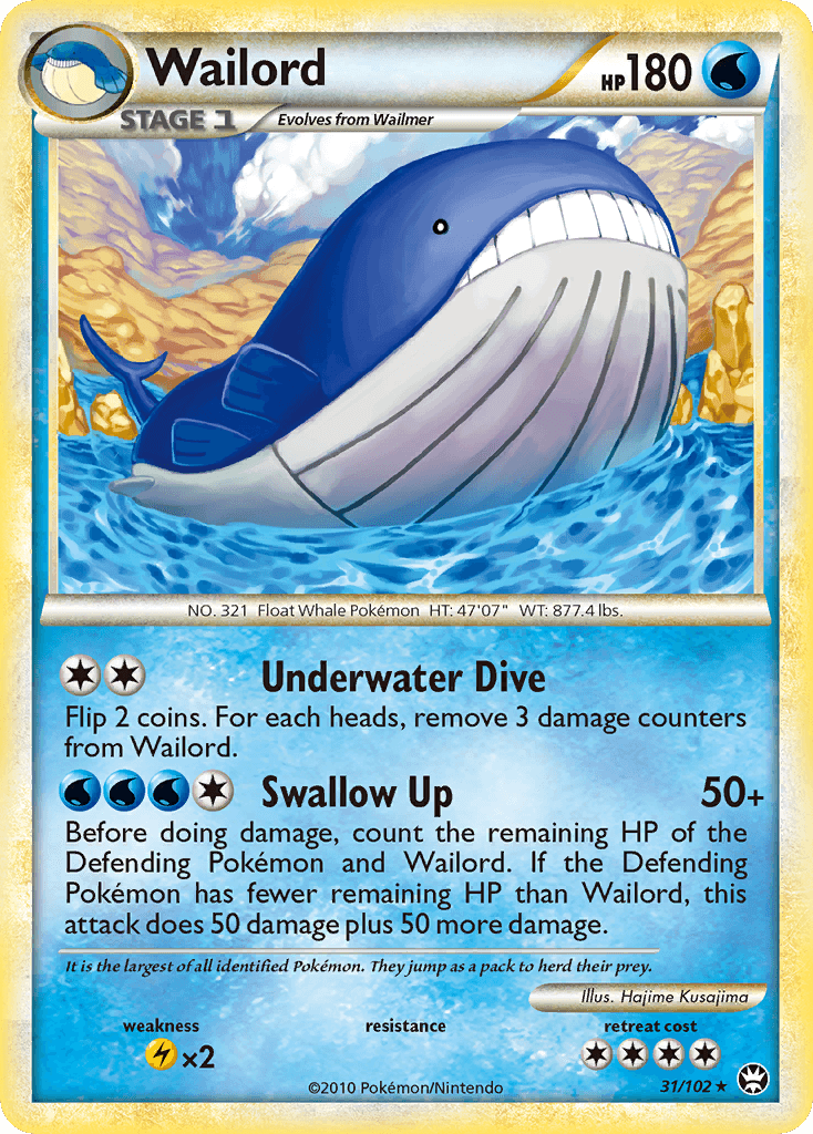 Wailord — HS—Triumphant #31