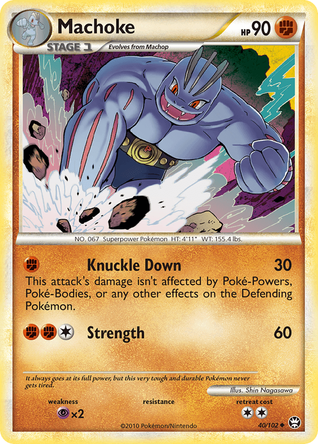 Machoke — HS—Triumphant #40