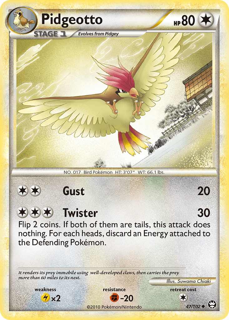 Pidgeotto — HS—Triumphant #47