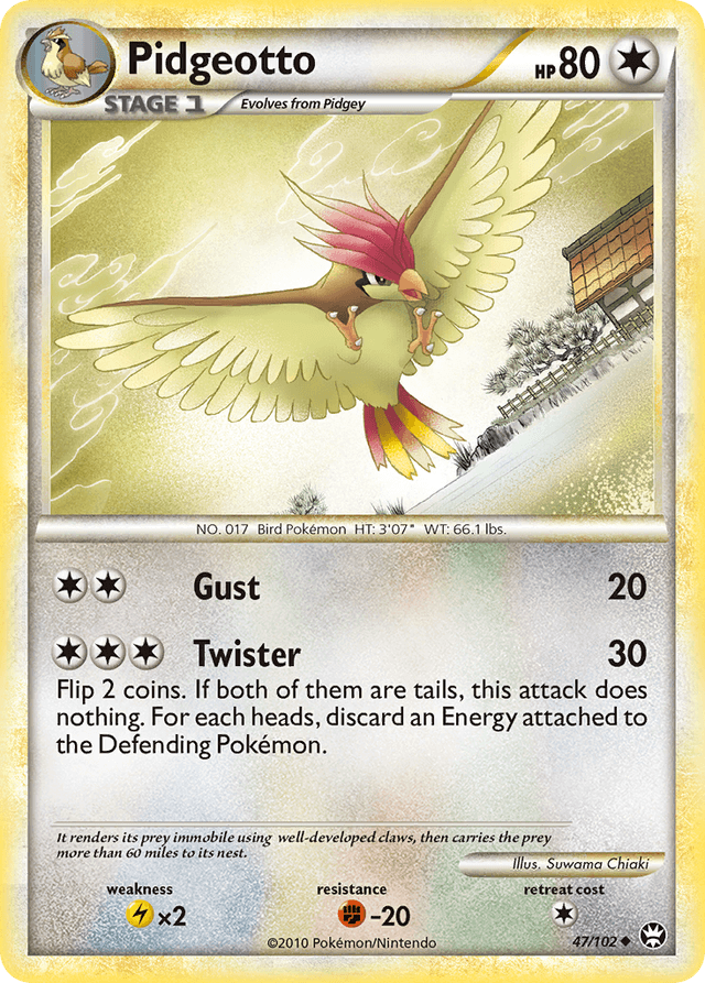 Pidgeotto — HS—Triumphant #47