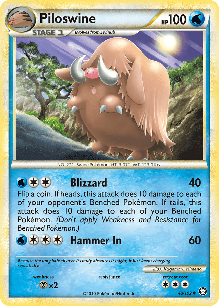 Piloswine — HS—Triumphant #48