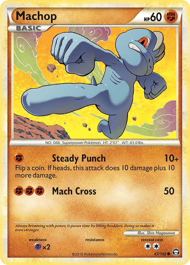 Machop — HS—Triumphant #67