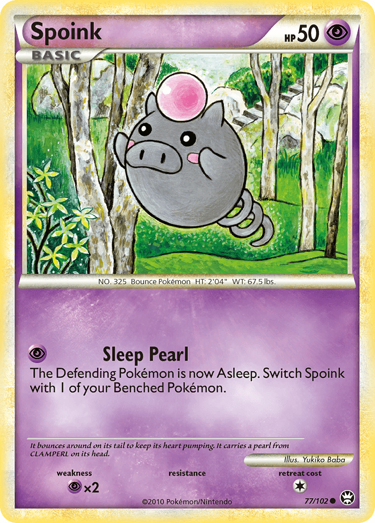 Spoink — HS—Triumphant #77