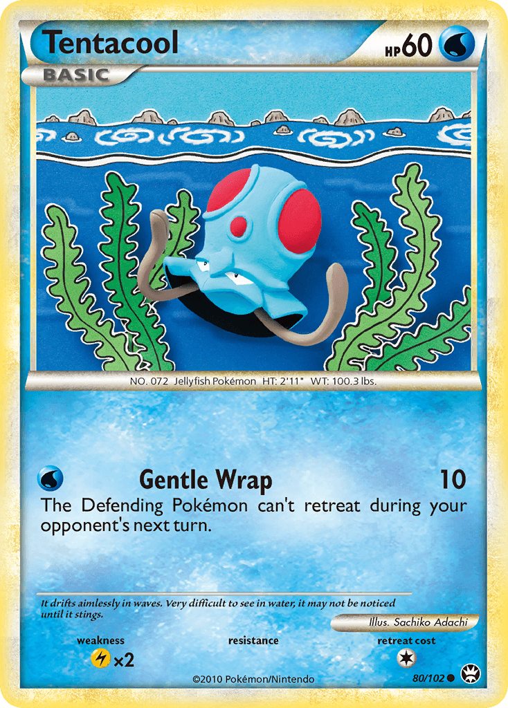 Tentacool — HS—Triumphant #80
