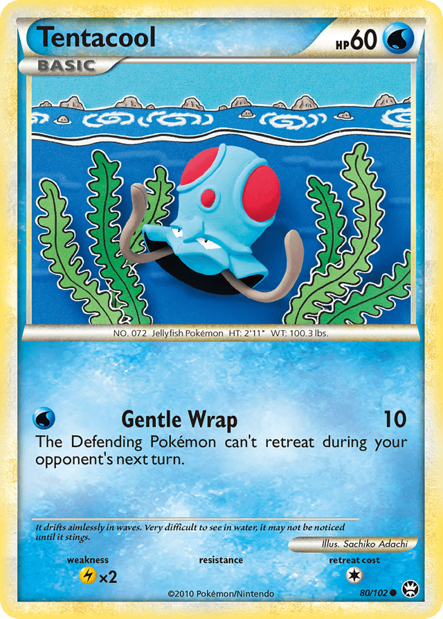 Tentacool — HS—Triumphant #80