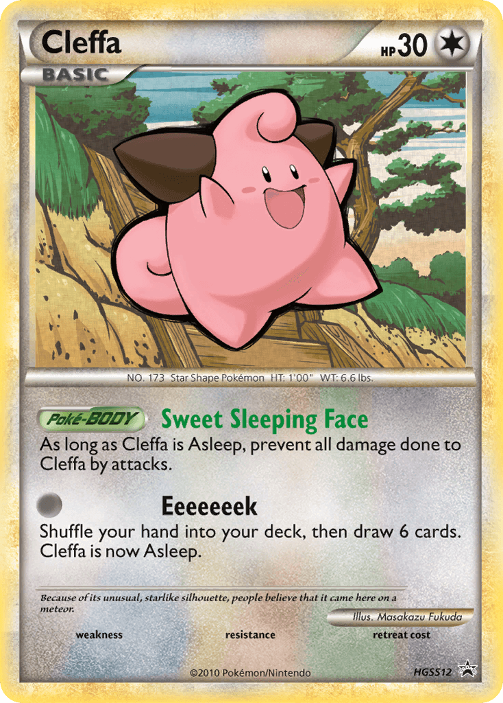 Cleffa — HGSS Black Star Promos #HGSS12