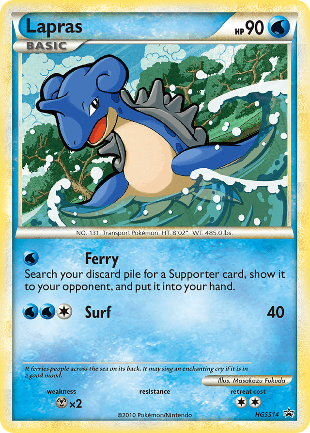 Lapras — HGSS Black Star Promos #HGSS14