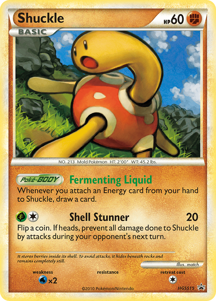 Shuckle — HGSS Black Star Promos #HGSS15