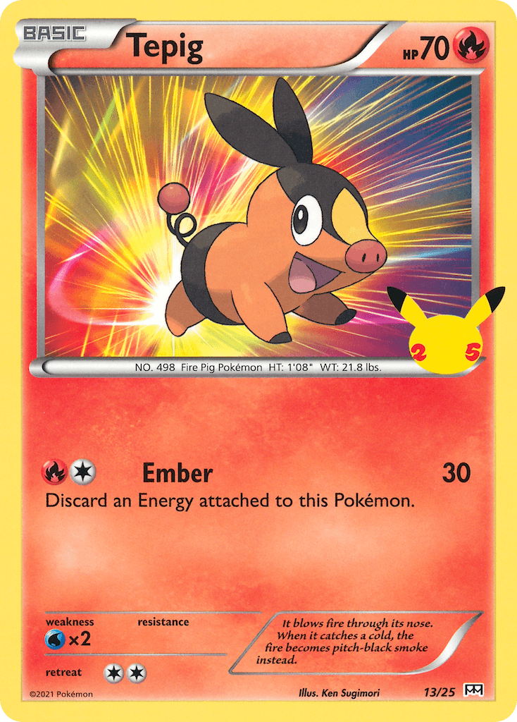 Tepig — McDonald's Collection 2021 #13