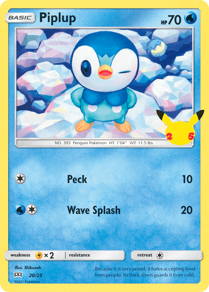 Piplup — McDonald's Collection 2021 #20