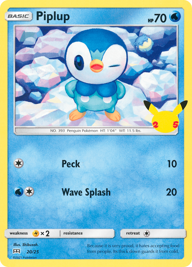 Piplup — McDonald's Collection 2021 #20