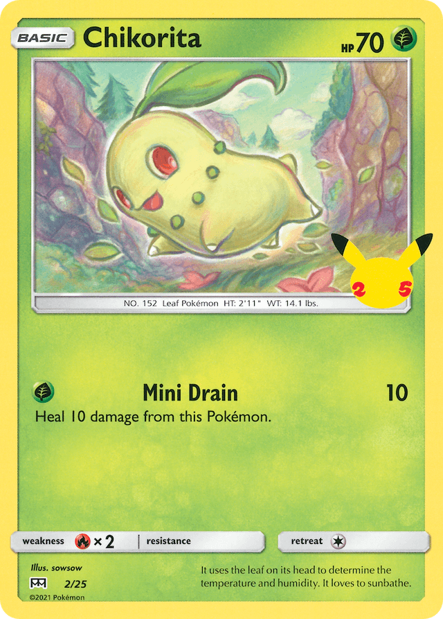 Chikorita — McDonald's Collection 2021 #2