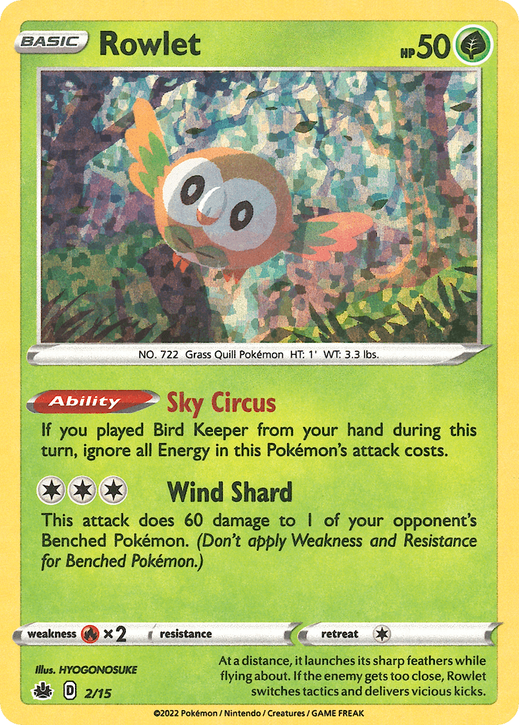 Rowlet — McDonald's Collection 2022 #2