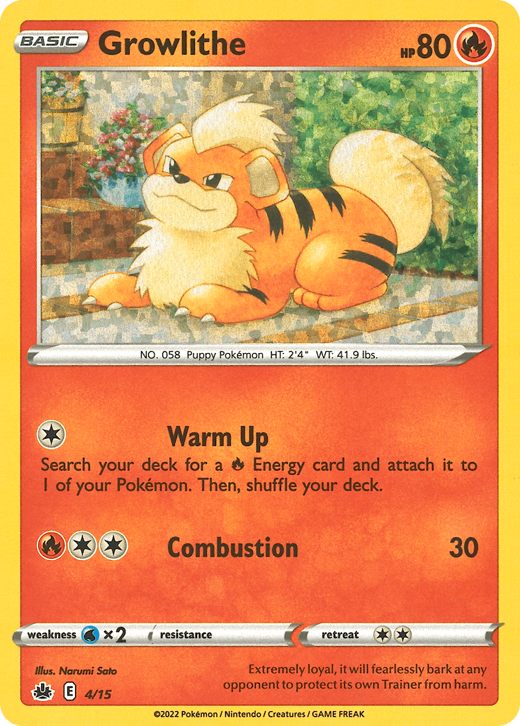 Growlithe — McDonald's Collection 2022 #4