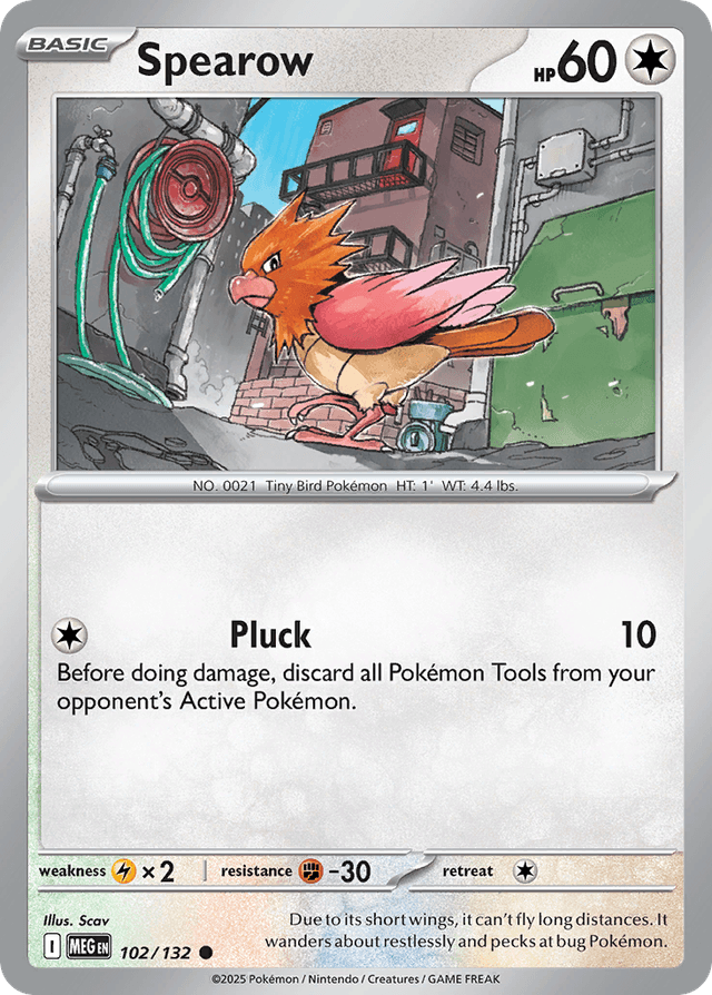 Spearow — Mega Evolution #102