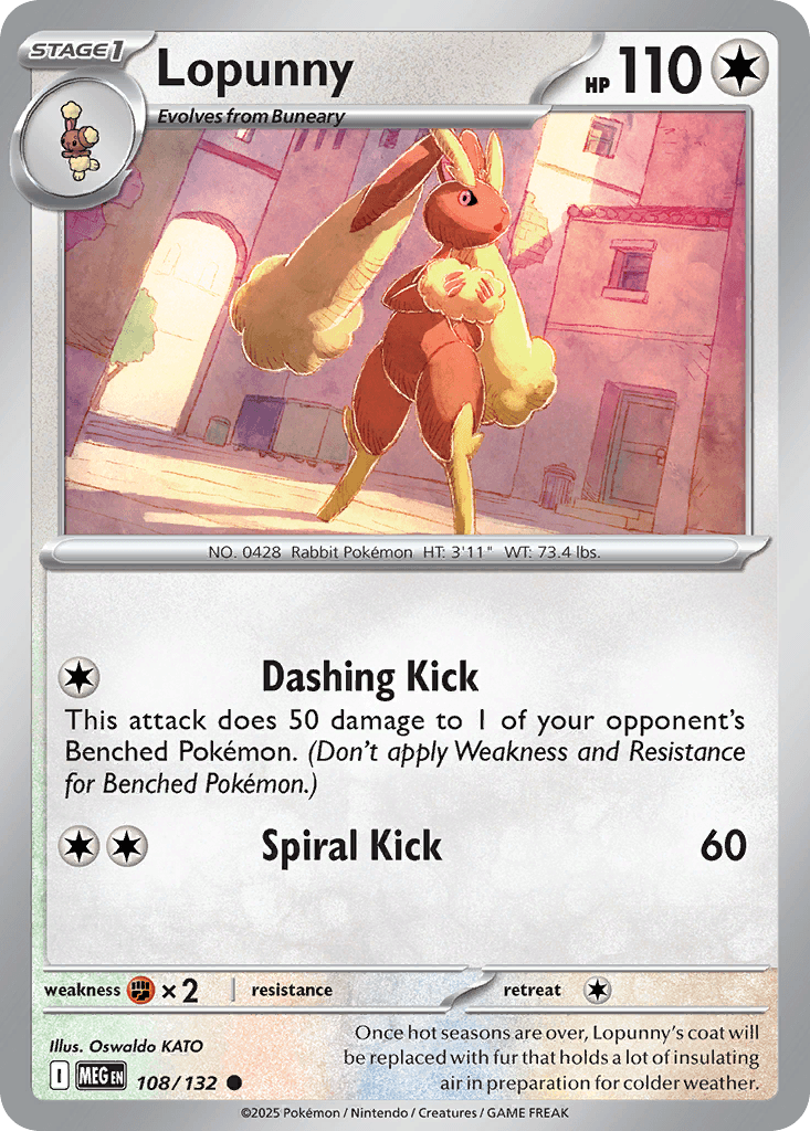 Lopunny — Mega Evolution #108