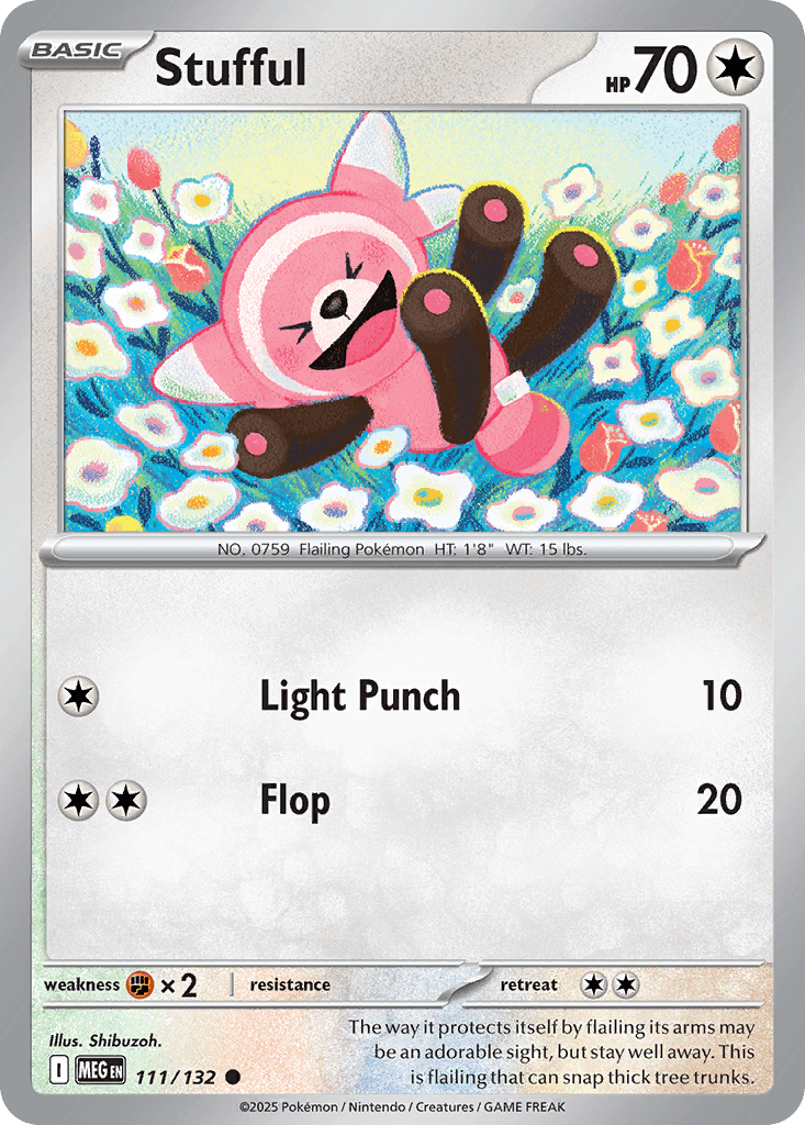 Stufful — Mega Evolution #111