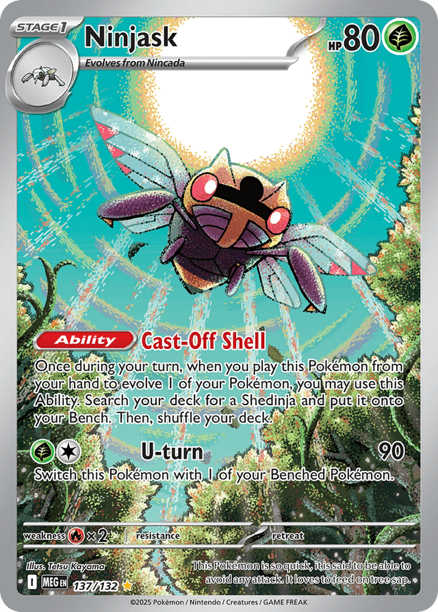 Ninjask — Mega Evolution #137