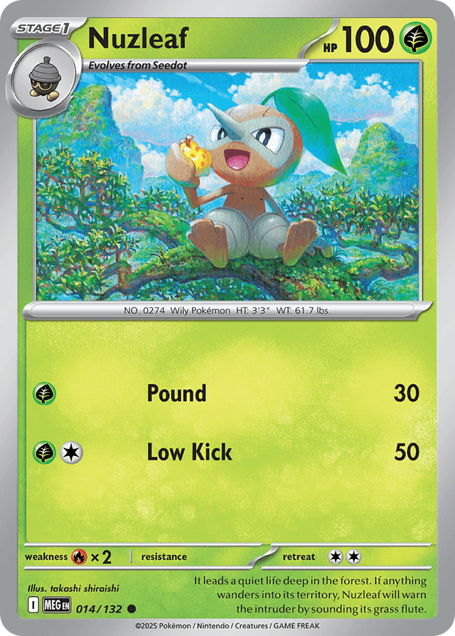 Nuzleaf — Mega Evolution #14