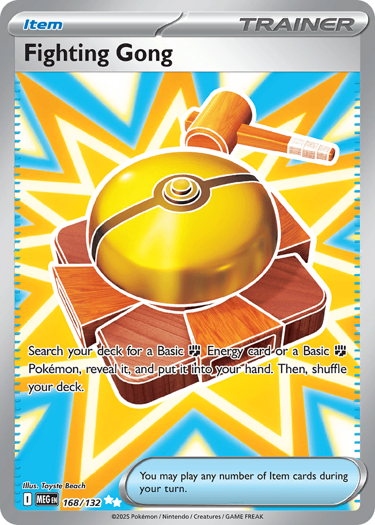 Fighting Gong — Mega Evolution #168