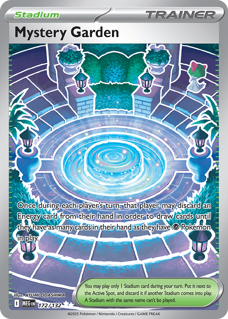 Mystery Garden — Mega Evolution #172
