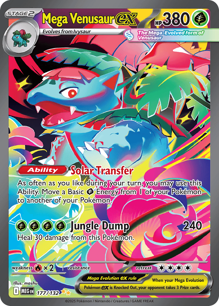 Mega Venusaur ex — Mega Evolution #177