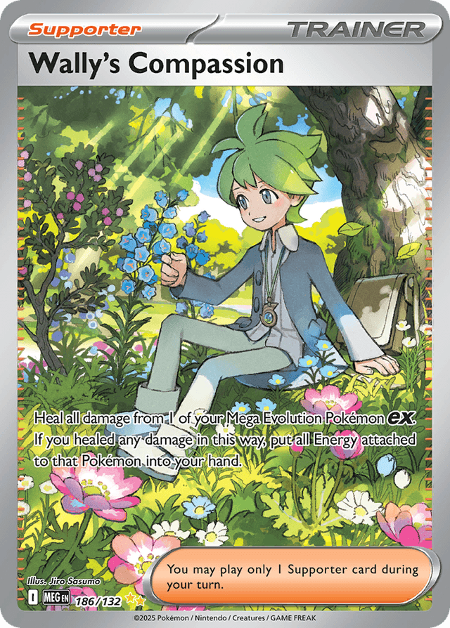 Wally's Compassion — Mega Evolution #186