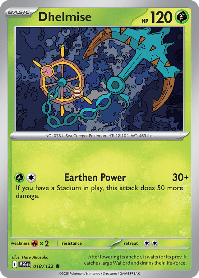 Dhelmise — Mega Evolution #18