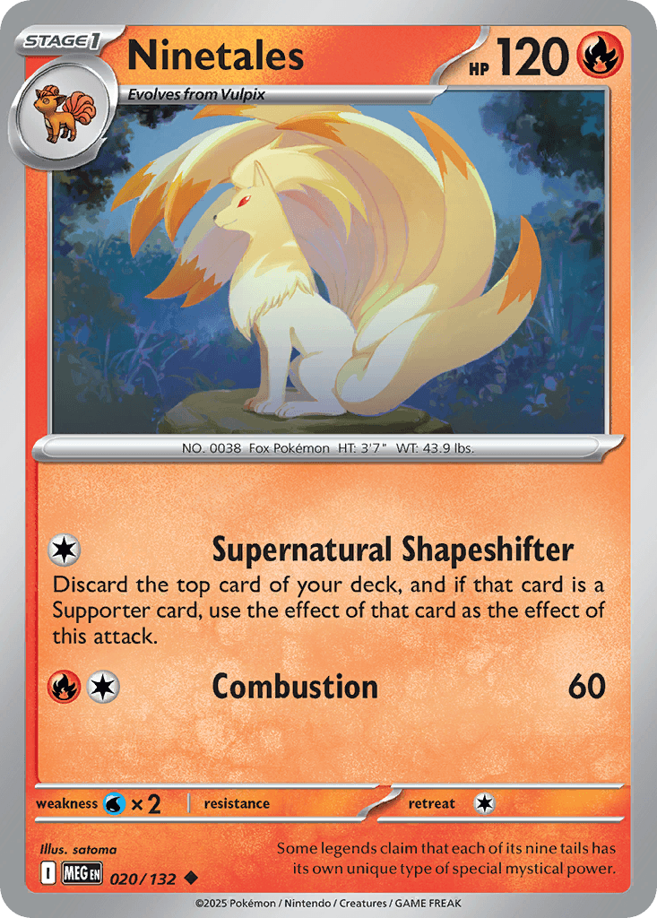 Ninetales — Mega Evolution #20