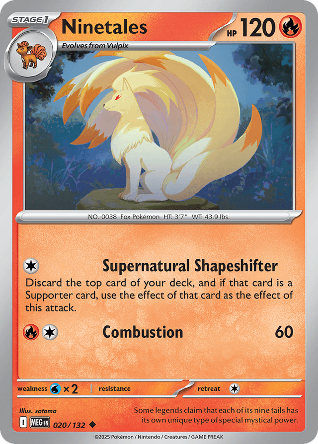 Ninetales — Mega Evolution #20