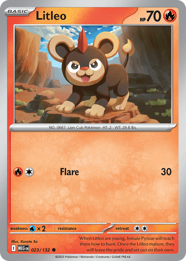 Litleo — Mega Evolution #23