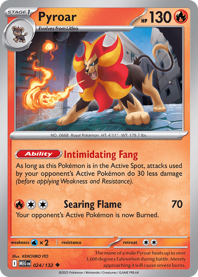 Pyroar — Mega Evolution #24