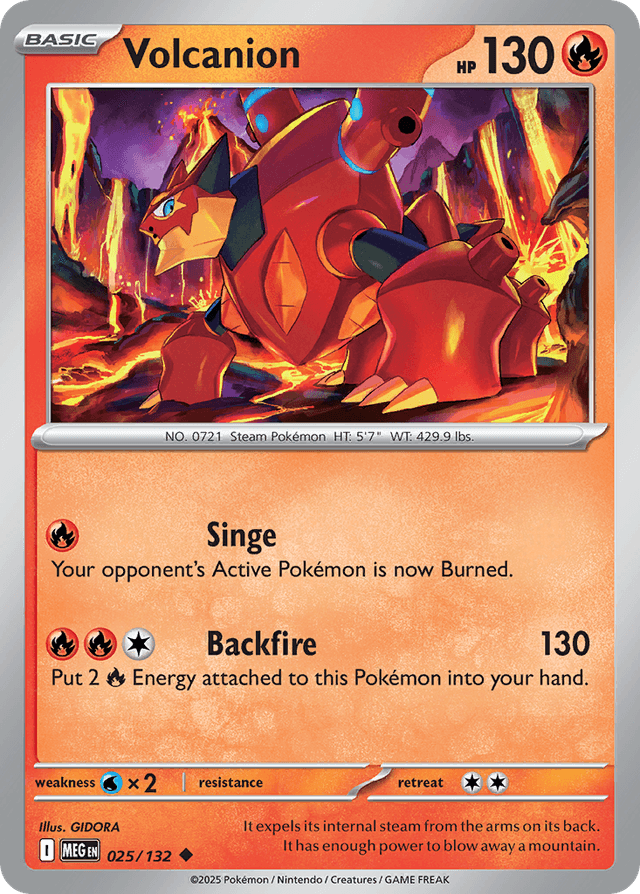 Volcanion — Mega Evolution #25