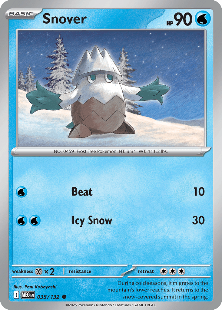 Snover — Mega Evolution #35