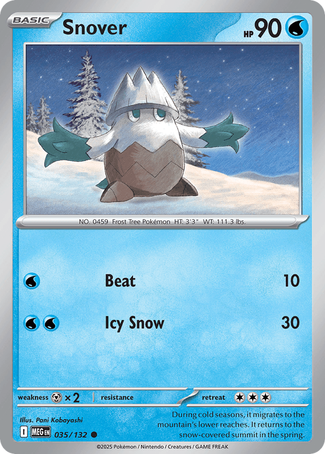 Snover — Mega Evolution #35