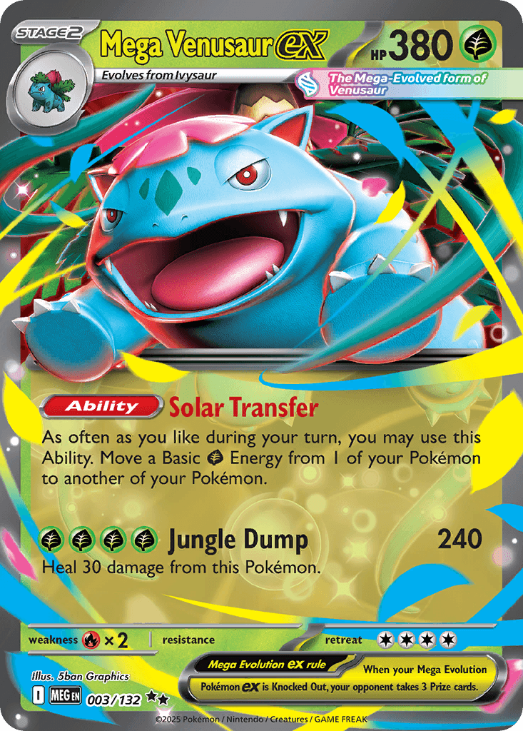 Mega Venusaur ex — Mega Evolution #3
