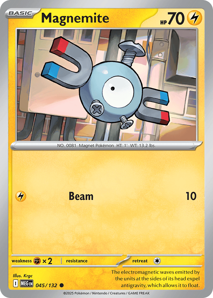 Magnemite — Mega Evolution #45