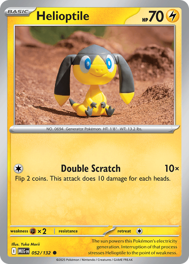 Helioptile — Mega Evolution #52