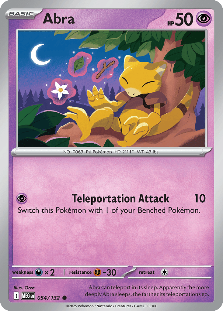 Abra — Mega Evolution #54