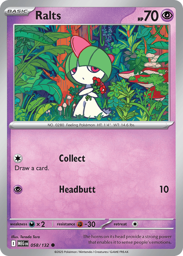 Ralts — Mega Evolution #58