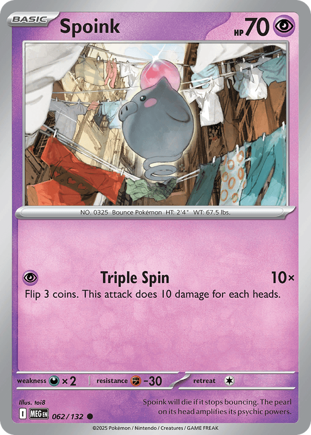 Spoink — Mega Evolution #62