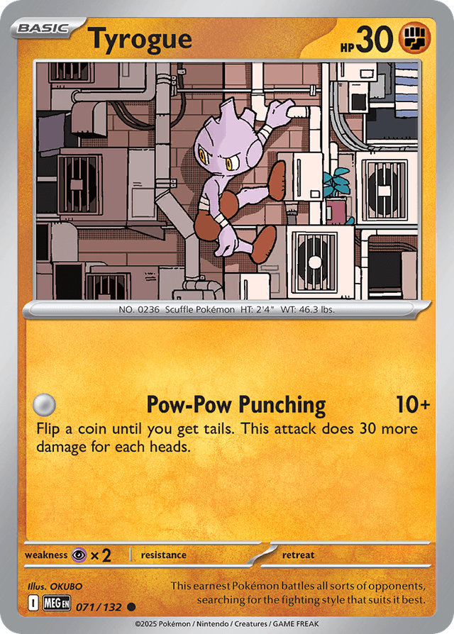 Tyrogue — Mega Evolution #71