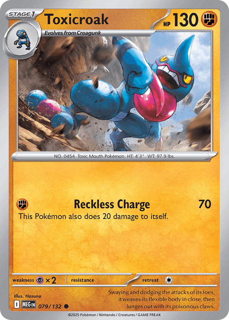 Toxicroak — Mega Evolution #79