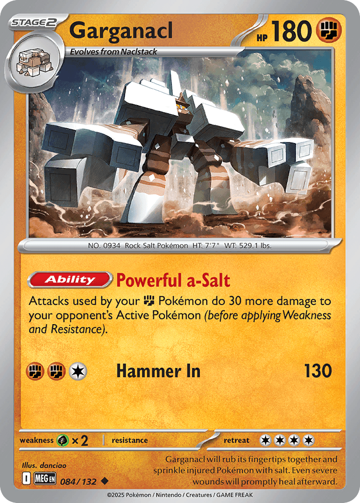 Garganacl — Mega Evolution #84