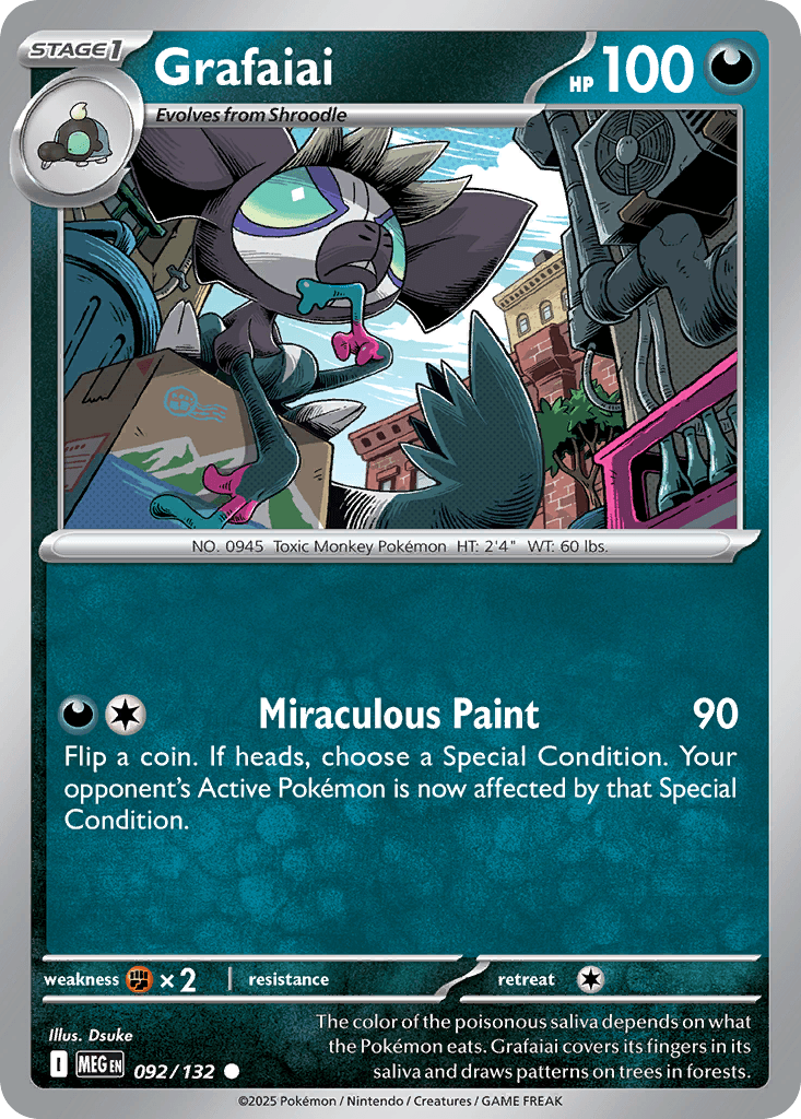 Grafaiai — Mega Evolution #92